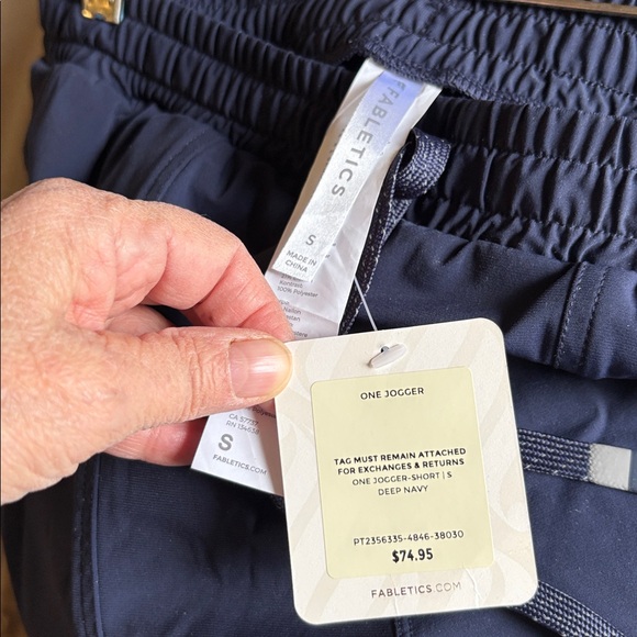 Fabletics Deep Blue Joggers New with tags - Picture 3 of 3